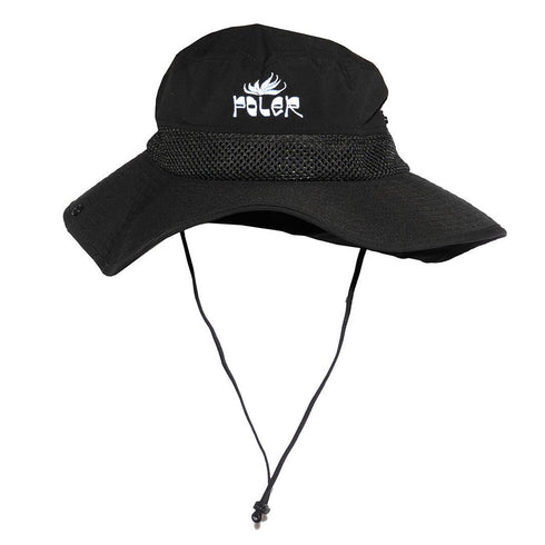 poler 2WAY LONG BRIM SUNGUARD HAT - BLACK